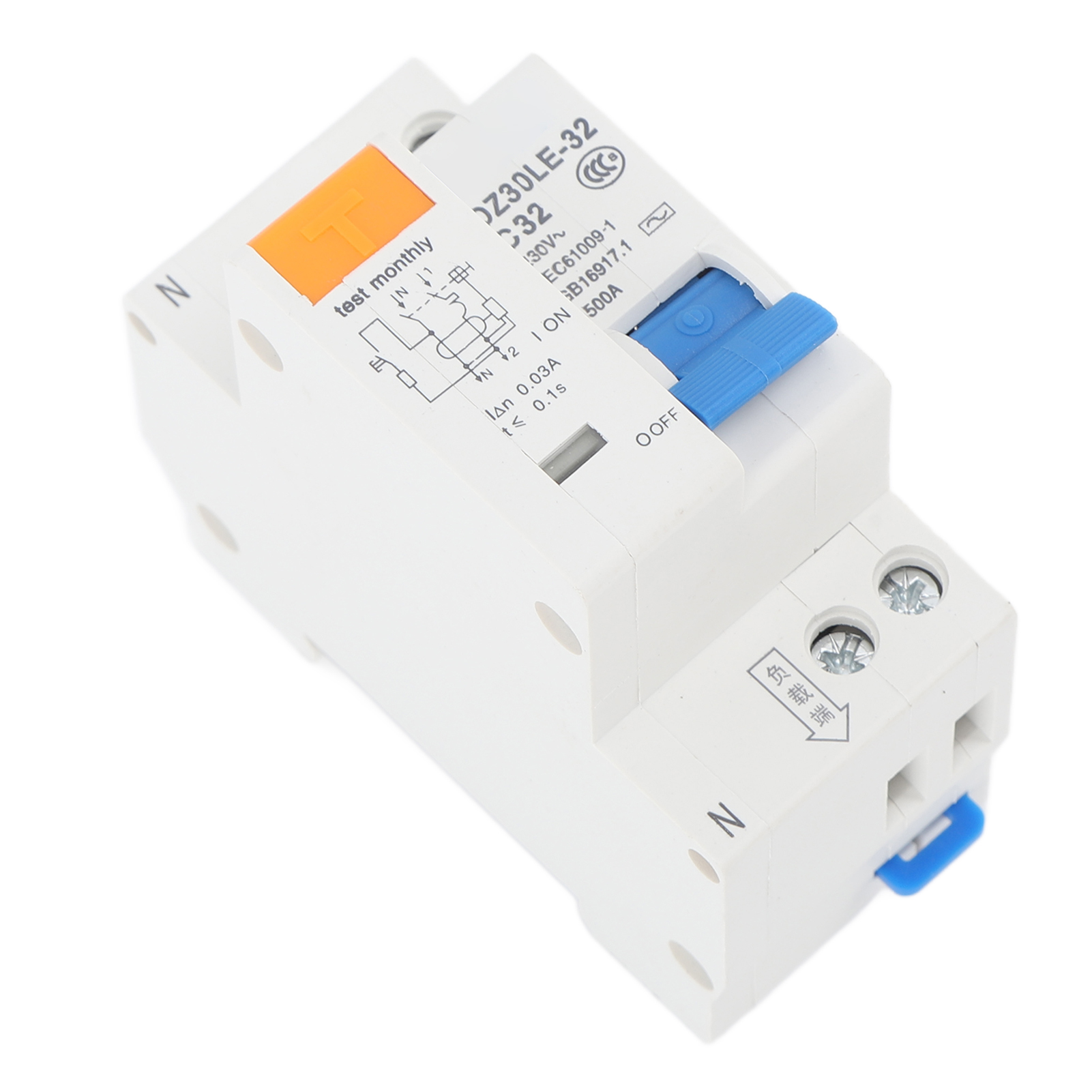 32a 230v 1p+n Leitungsschutzschalter Mit Kurzschlussschutz Für Die Elektrische Sicherheit Im Haushalt