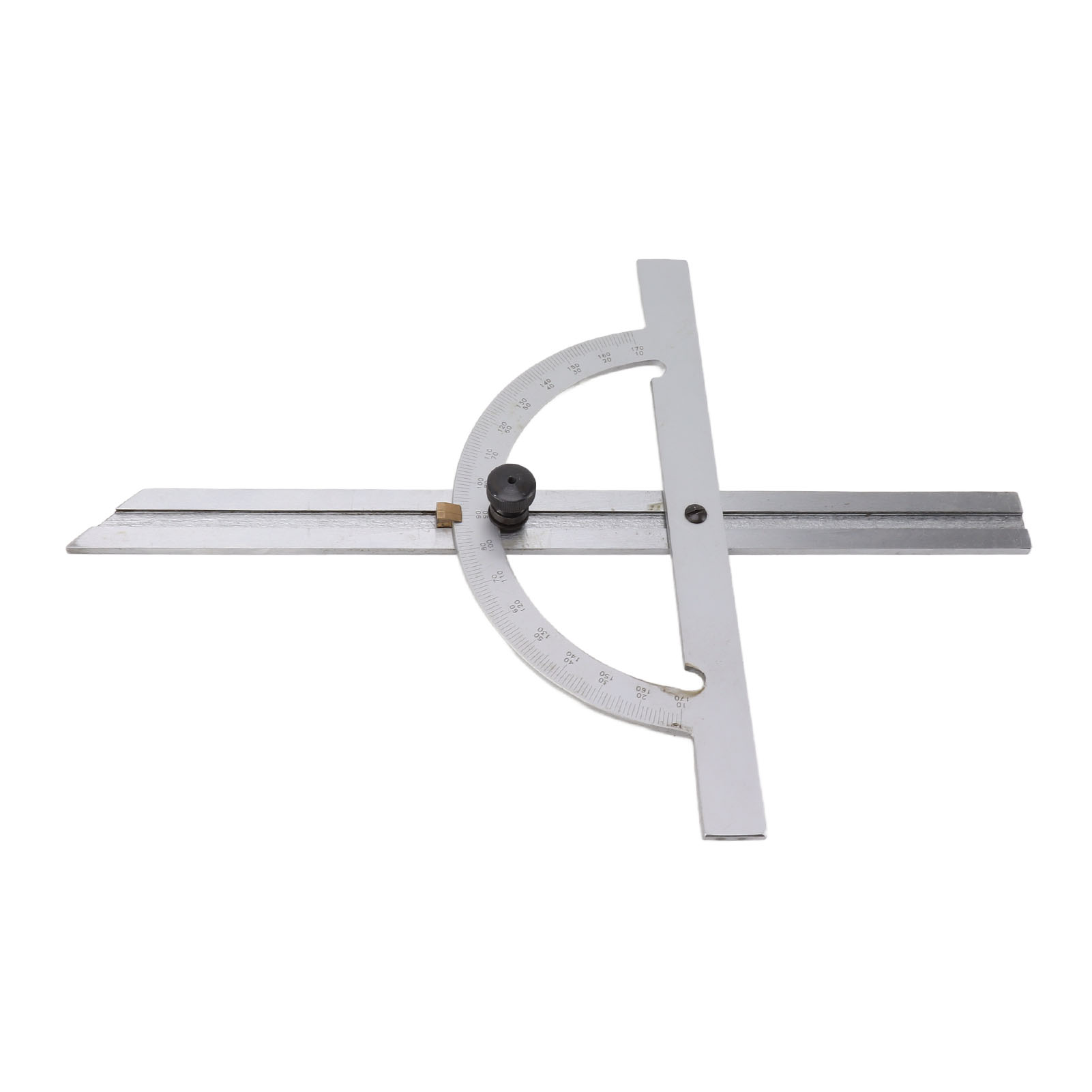 Tragbarer Winkelmesser Aus Kohlenstoffstahl, Hohe Präzision, Gut Ablesbar, 150 X 300 Mm