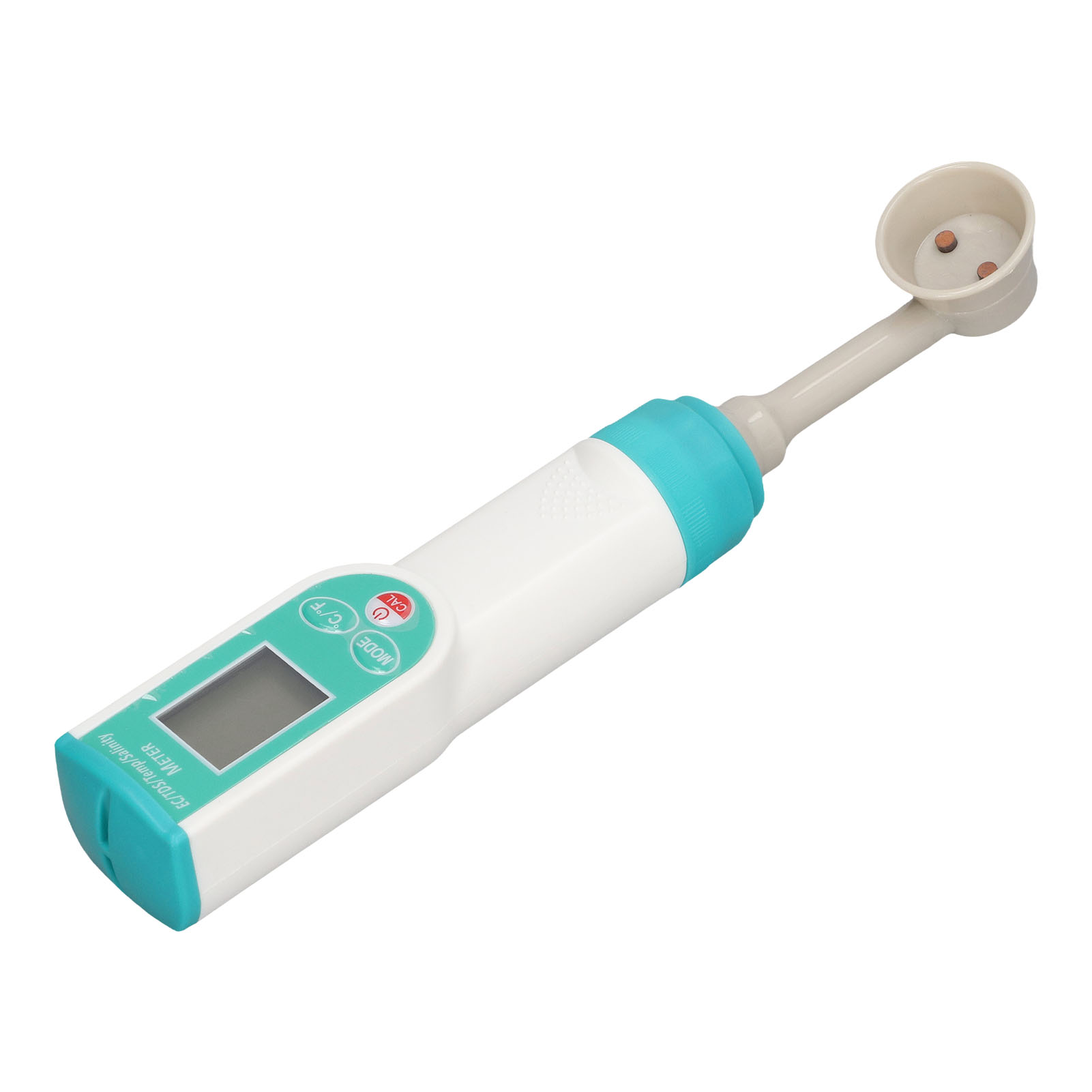 Wasserqualitätsprüfstift Mit Digitalem Salinometer Und Messlöffel Für Meerwasser. Temperaturmessgerät, Tds- Und Ce-zertifiziert.