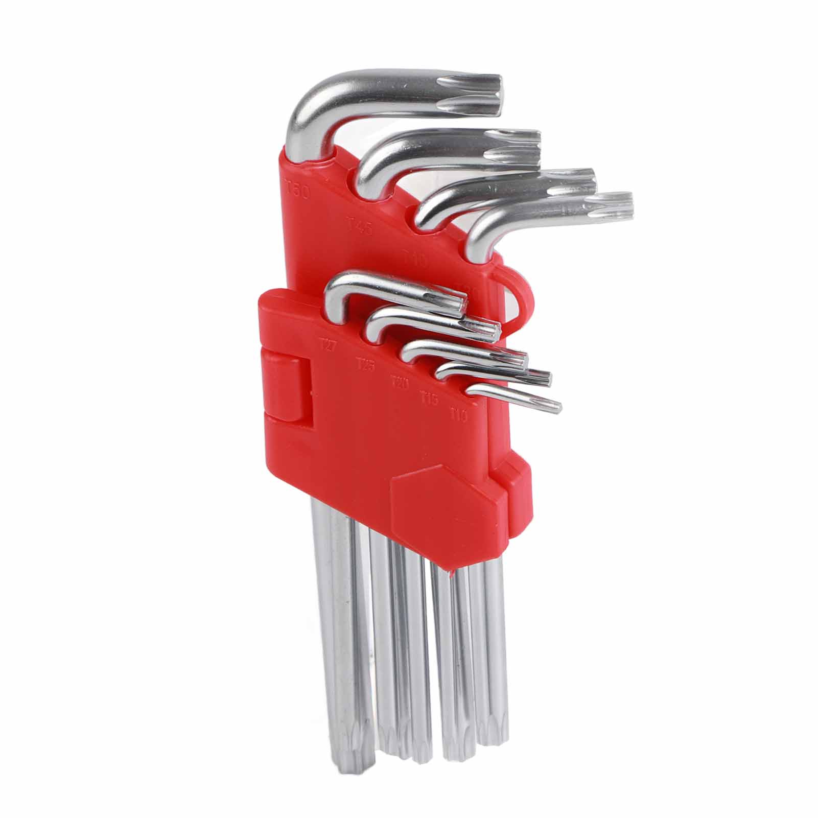Crv-metall 9-teiliges Sechskantschlüssel-, Sternschlüssel- Und Langarmschlüssel-set Für Wartungs- Und Reparaturarbeiten.