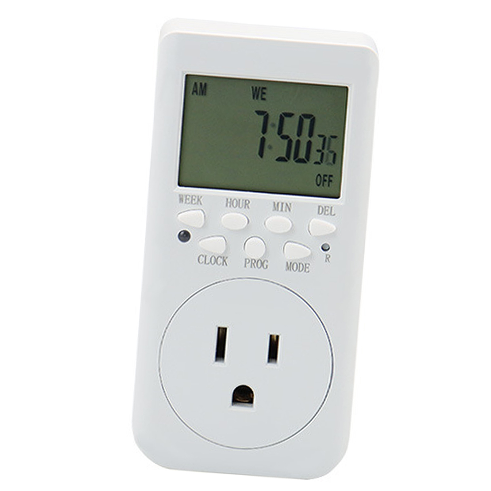 Programmierbarer 24-stunden-timer Für Den Innenbereich, 125v Us-stecker.