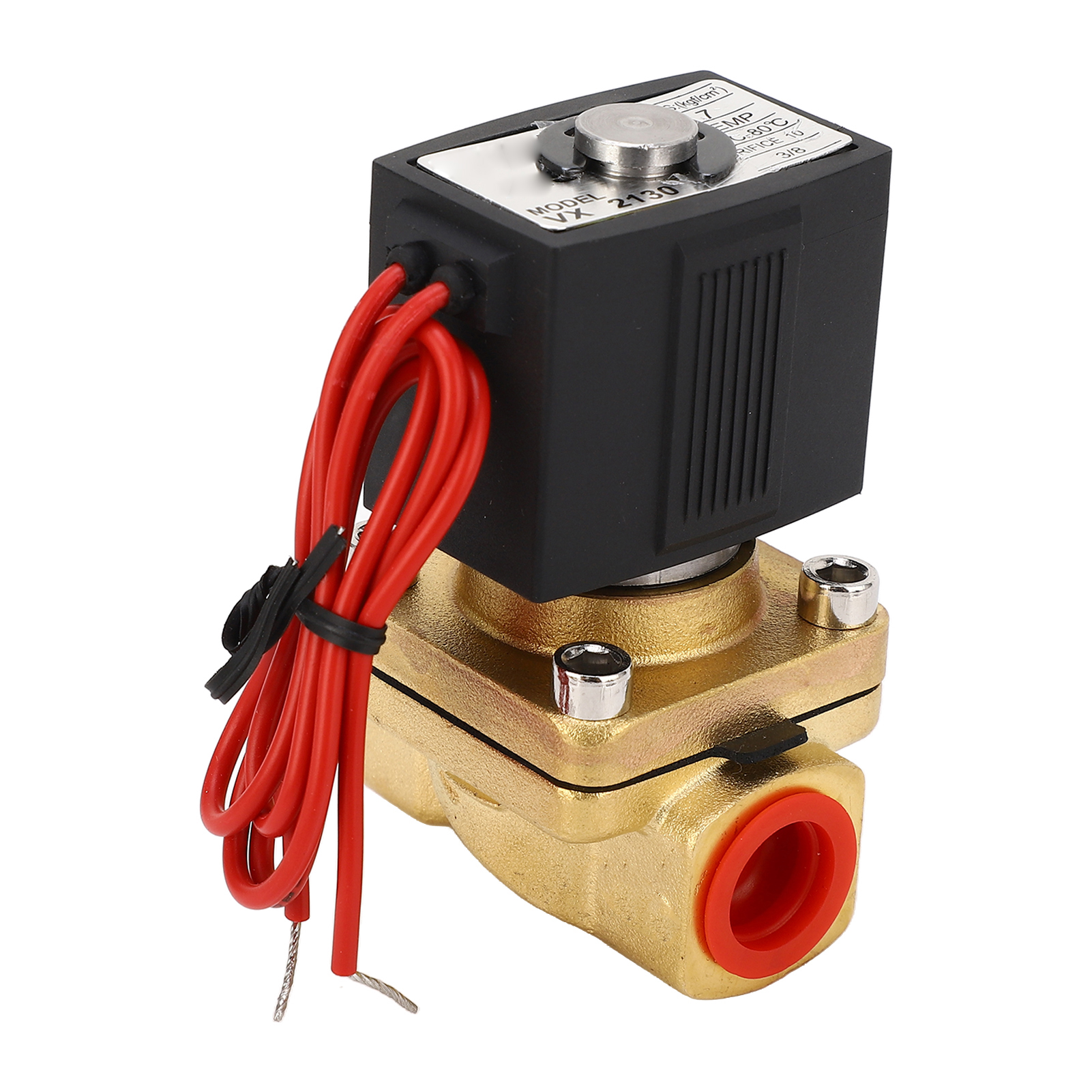 Schnell Ansprechendes Pneumatisches Magnetventil, Optimale Abdichtung, Kupfer, Stromlos Geschlossen, Für Öl Und Luft, G3/8, 24 V Dc