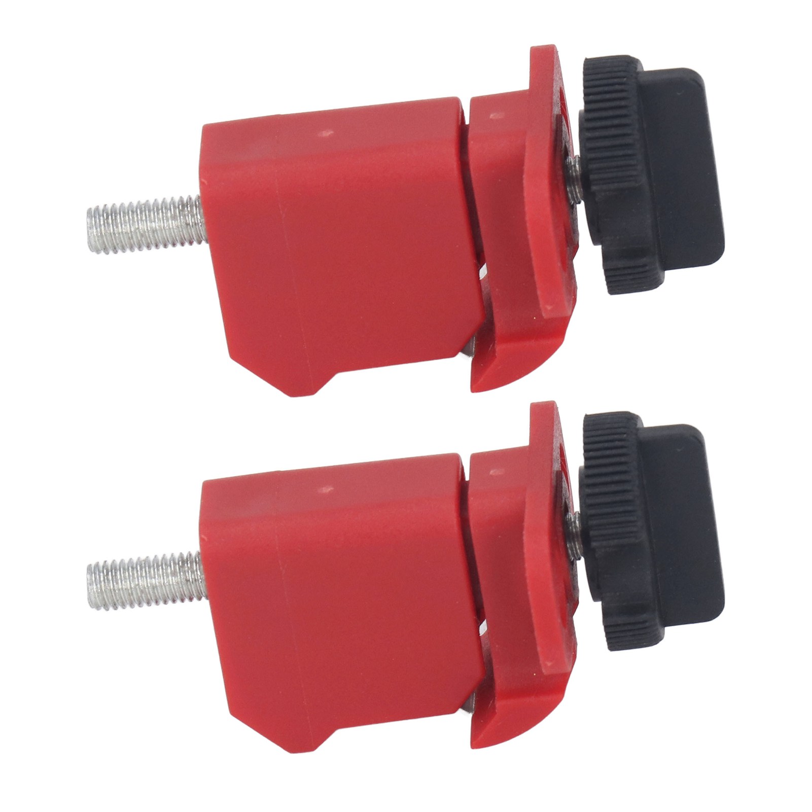 Set Mit 2 Sicherungsautomaten-verriegelungen, Kompaktes Mini-schloss Aus Hochtemperaturbeständigem Abs Für Elektrische Verriegelung
