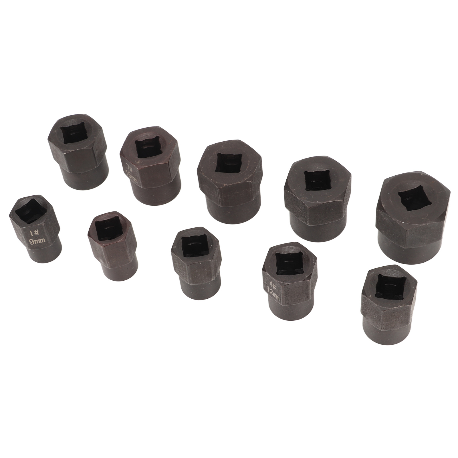 10 Sternmutternausdreher, 3/8" Öffnung, Für Beschädigte Bolzen, Schrauben Und Muttern.