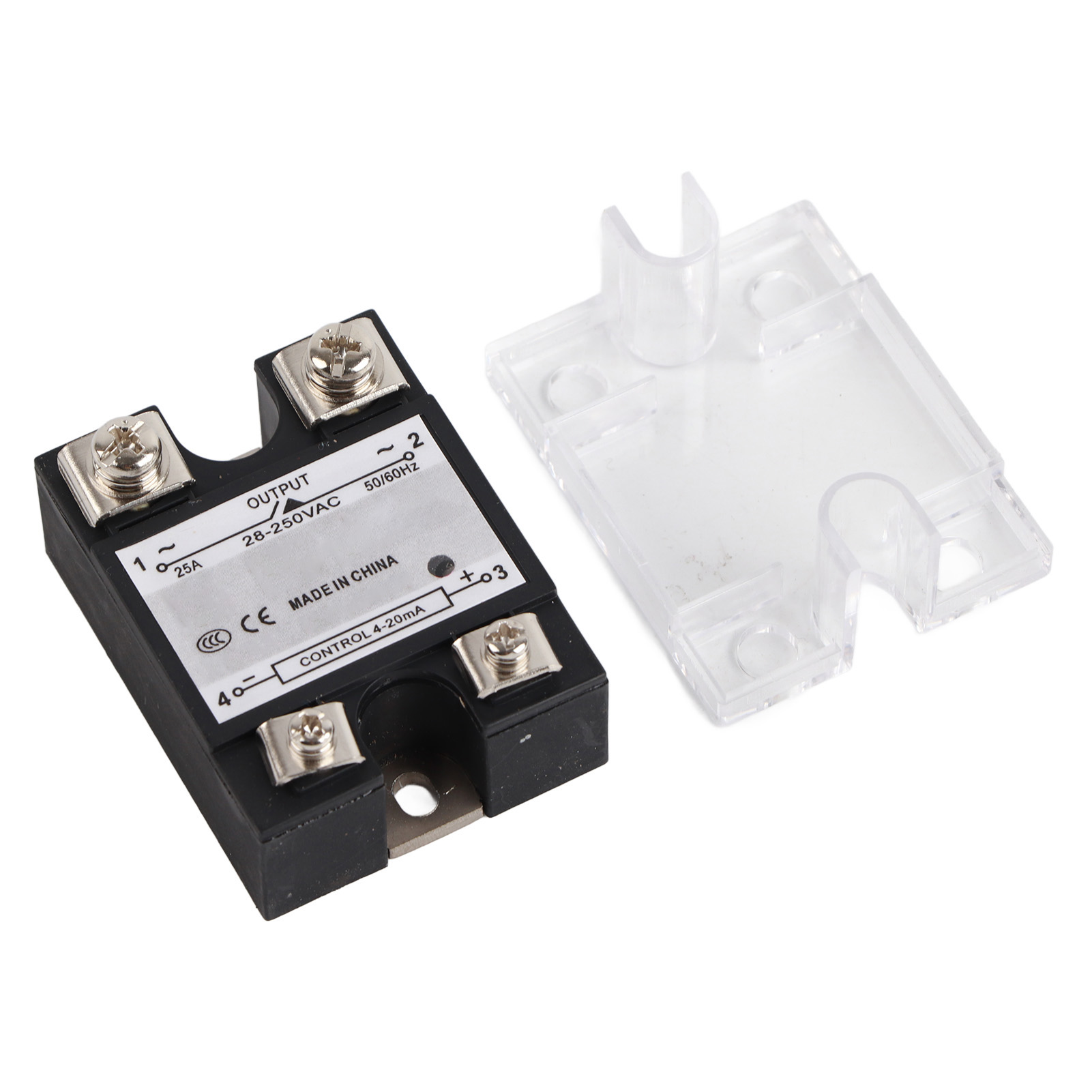 Stufenloser Spannungsregler Mit Halbleiterrelais (ssr): Eingang 4-20 Ma Und Ausgang 28-250 V Ac.