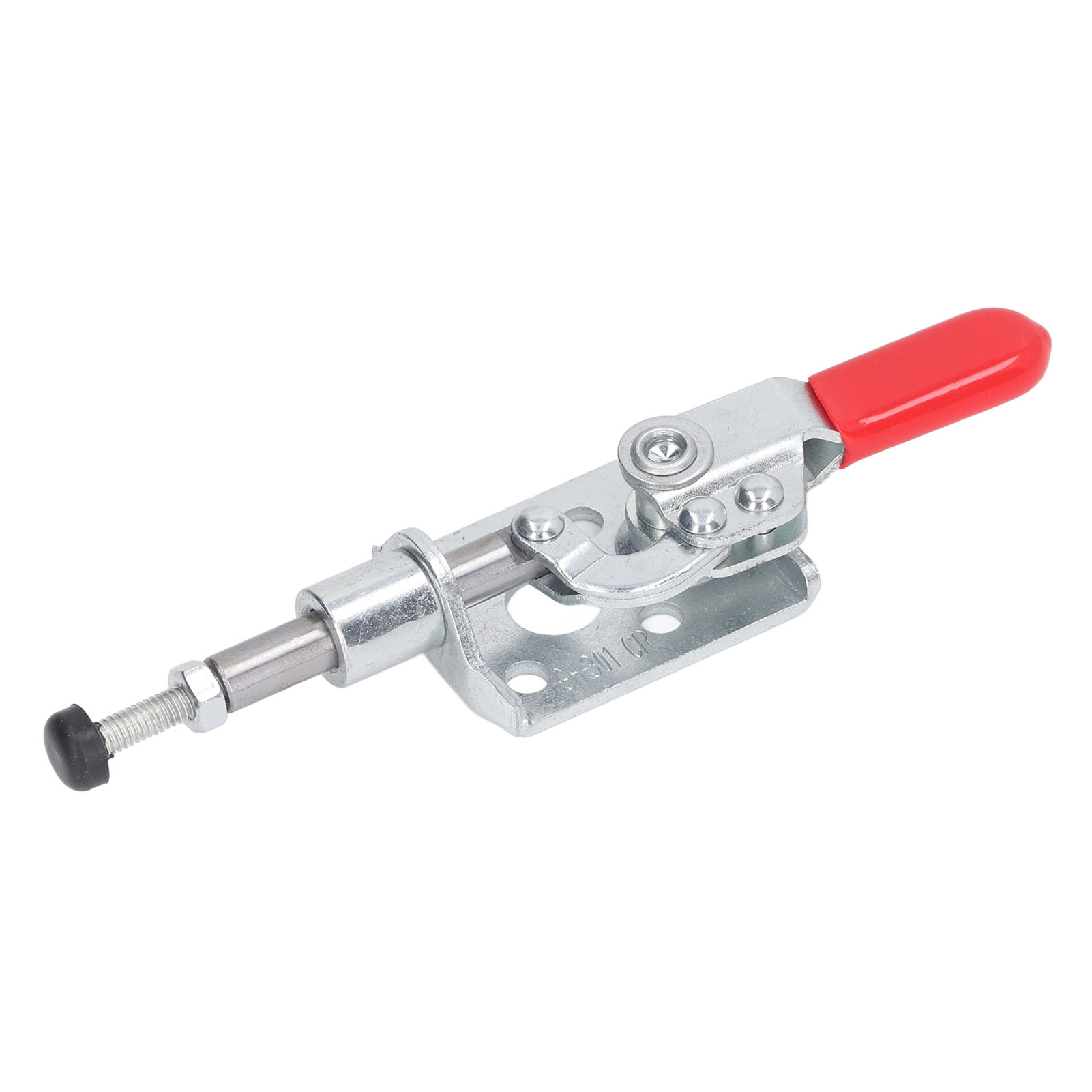 Schnellspann-kniehebelzwinge Für Die Holzbearbeitung, Mit Positioniervorrichtung Und Prüfzubehör. 16,4 Mm Hub, 40 Kg Spannkraft.
