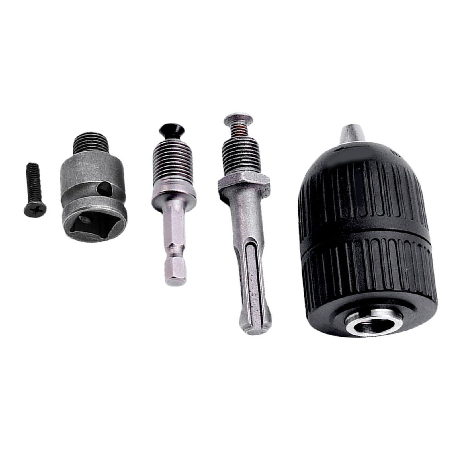 3-backen-schnellspannbohrfutter, 1/2"-vierkant-auf-1/4"-sechskant-adapter, Spannbereich 2–13 Mm