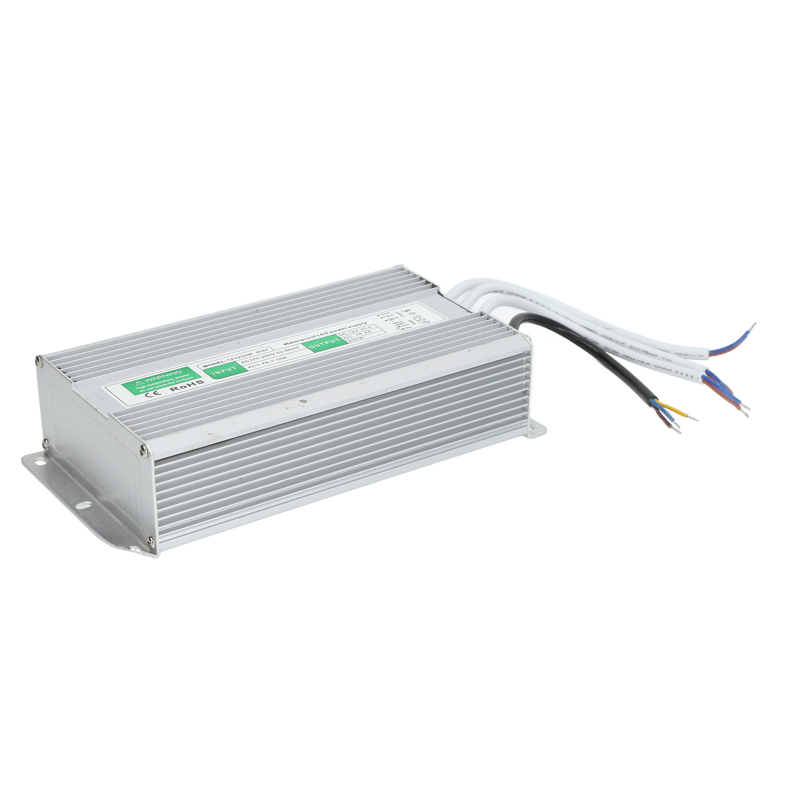 Led-netzteil, 170–260 V Ac Auf 12 V Dc Wandler, Konstantspannung, Ip67, 200-w-niederspannungstransformator