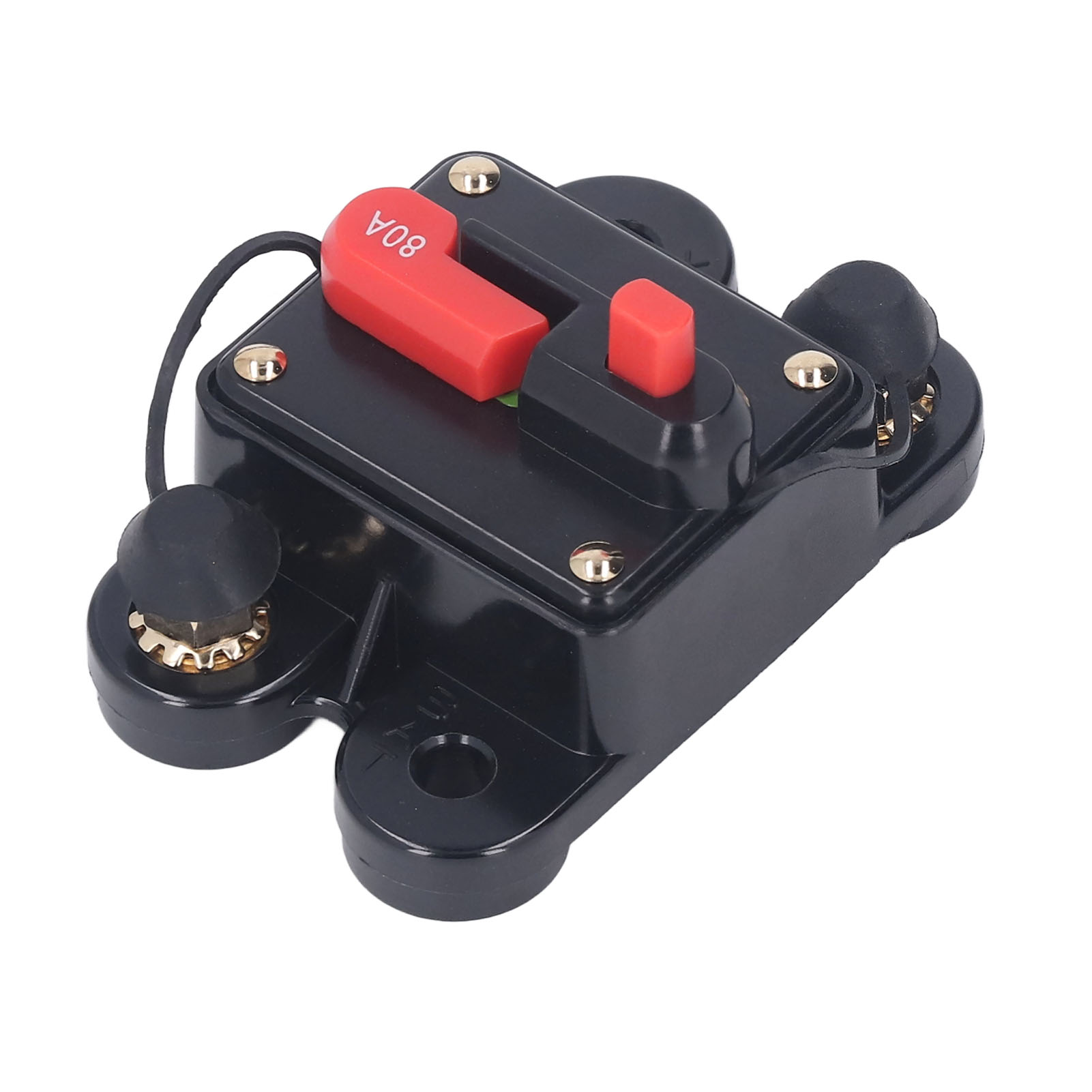 1/4"-leistungsschalter Mit Manueller Rückstellung, 12–48 V Dc-überstromschutz Für Fahrzeugmotoren, 80 A