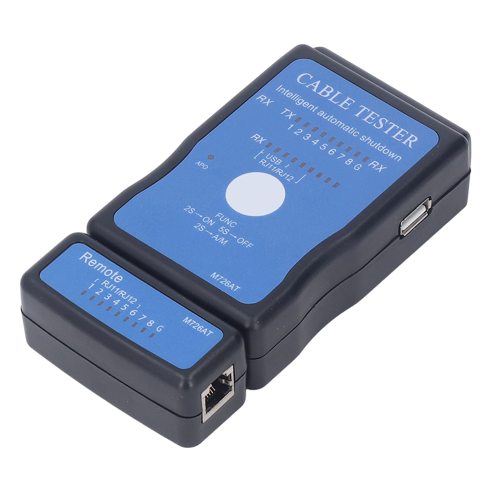 Intelligenter Multifunktionaler Netzwerkkabeltester, Tragbarer Poe-tester (split-type) Für Ethernet