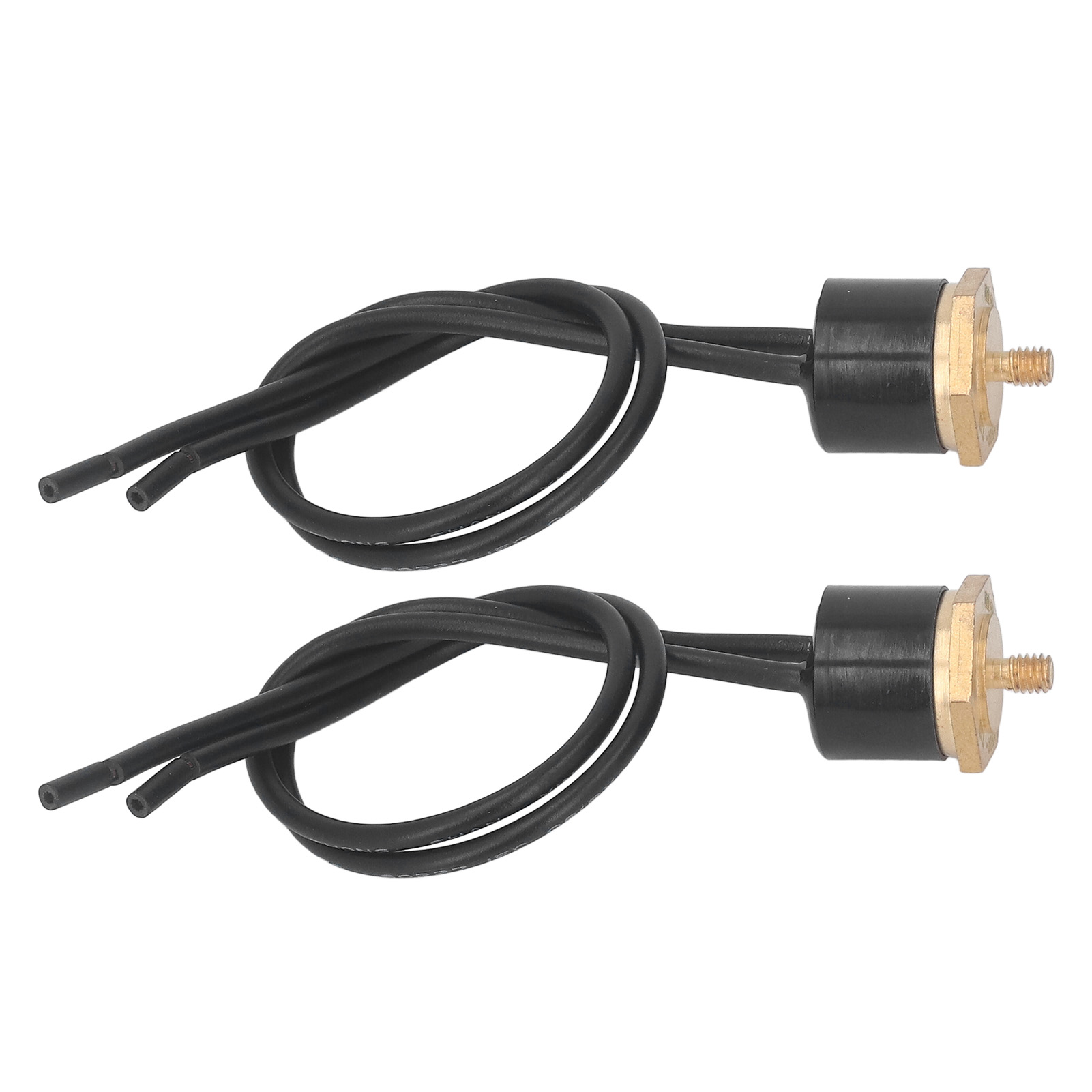 2er-packung Ksd301, Lichtbogenfreie, Wasserdichte Thermostatschalter, Temperaturregler Mit 250-v-m4-100°c-anschlusskabel