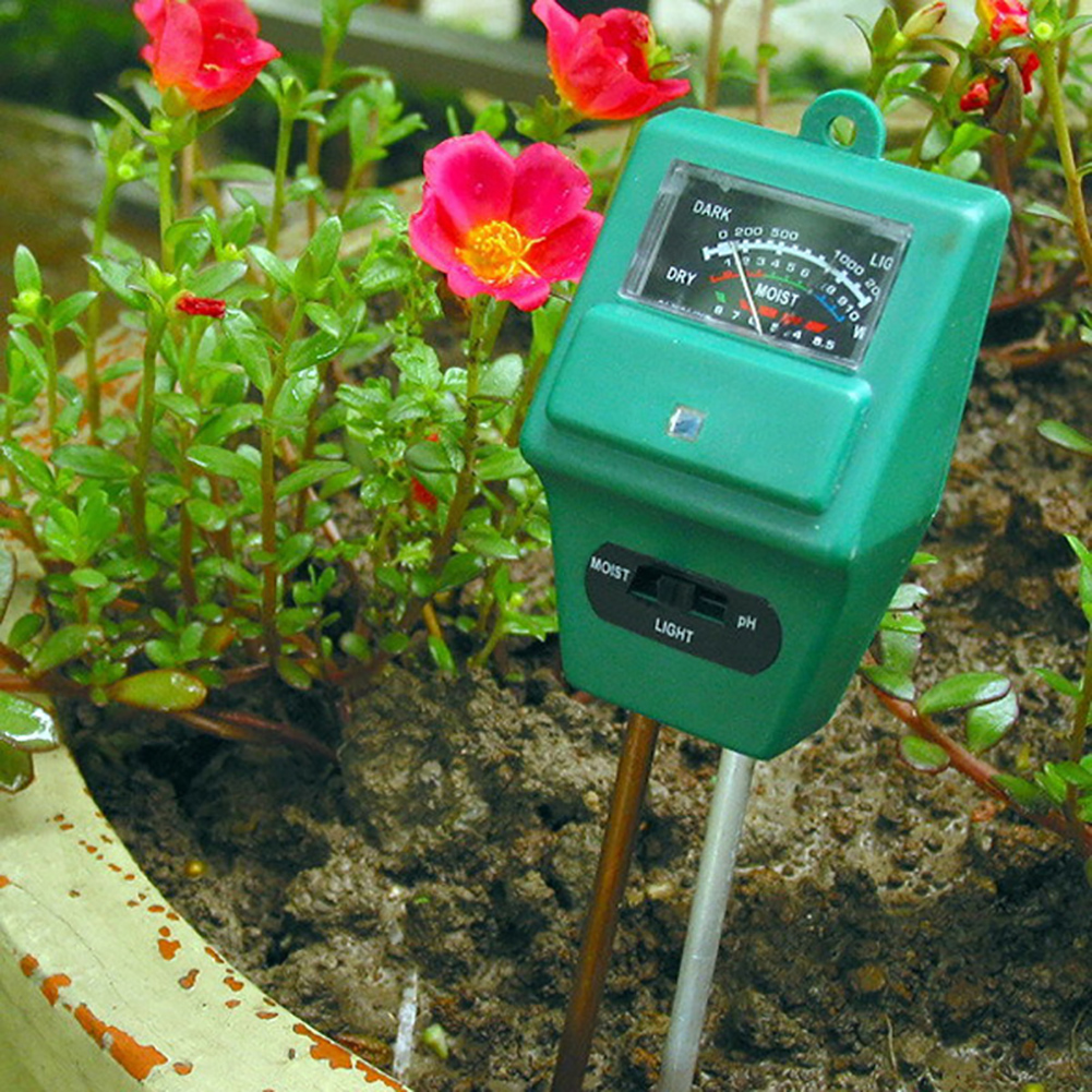 3-in-1-tester Für Boden, Ph-wert, Feuchtigkeit Und Sonnenlicht: Digitaler Analysator Für Pflanzen Und Blumen, Werkzeug Für Die Hydrokultur.