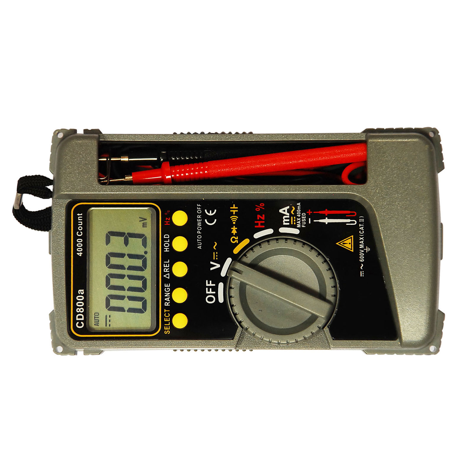 Tragbares Digitales Multimeter Aus Verschleiß- Und Stoßfestem Abs-kunststoff Mit Lcd-bildschirm Für Elektrische Prüfungen