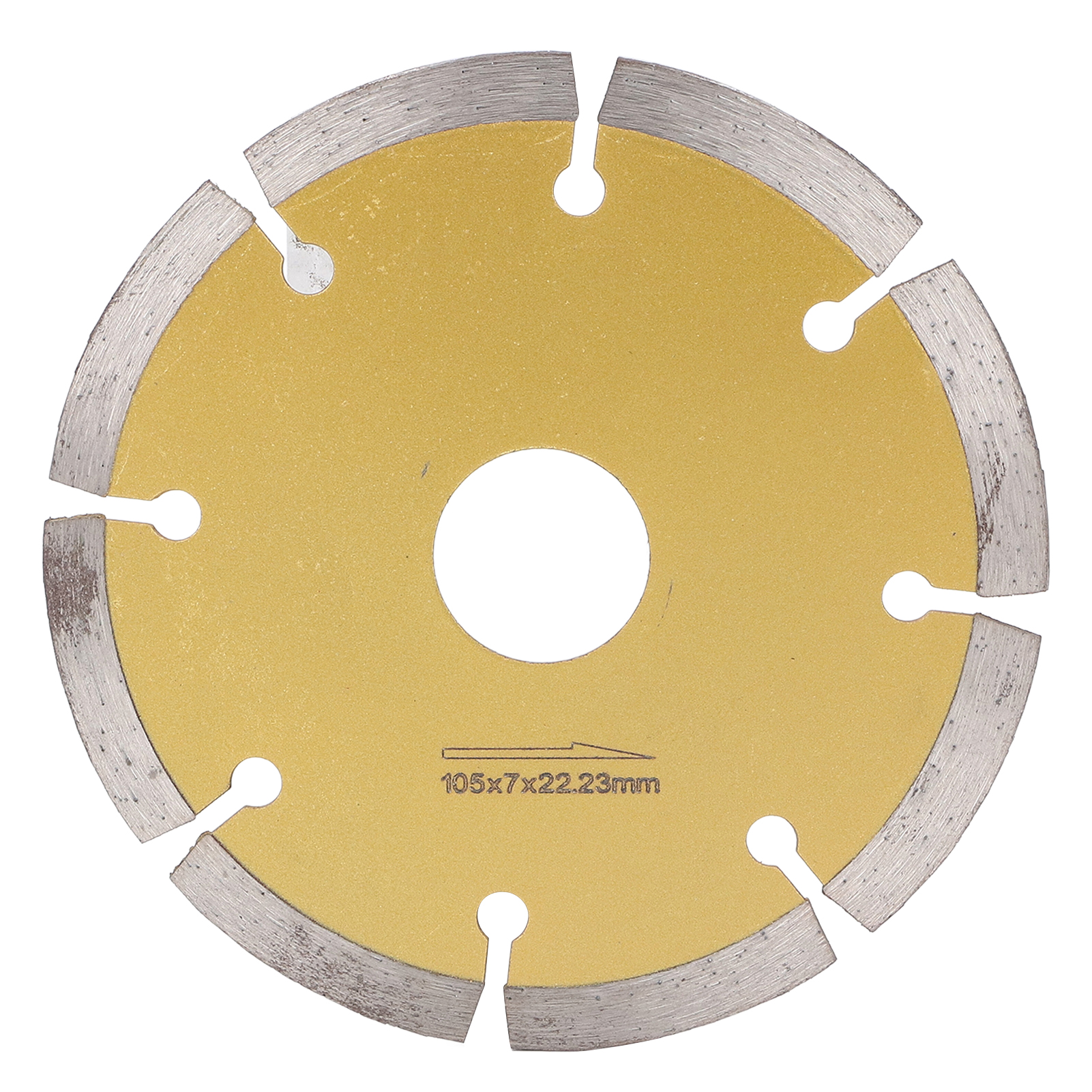 Segmentiertes Diamantsägeblatt Mit Ultradünnen Zähnen, Diamant-kreistrennscheibe Für Fliesen, Granit, Marmor Und Keramik, 105 Mm / 4,1 Zoll