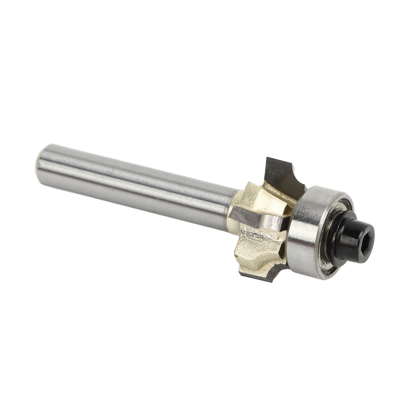 4-schneidiger Abrundfräser, 6,35 Mm (1/4") Schaft, 2,5 Mm Krümmungsradius, Aus Legiertem Wolframstahl, Für Die Holzbearbeitung.