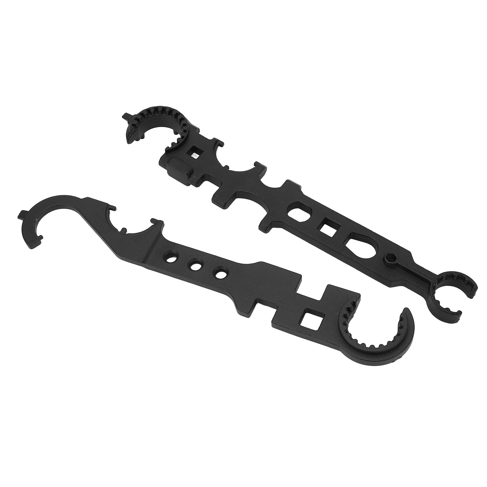 Set Aus 2 Dicken, Flachen Mehrzweckschlüsseln Zur Reparatur Von Kronenmuttern, Laufmuttern Und Schaftrohren