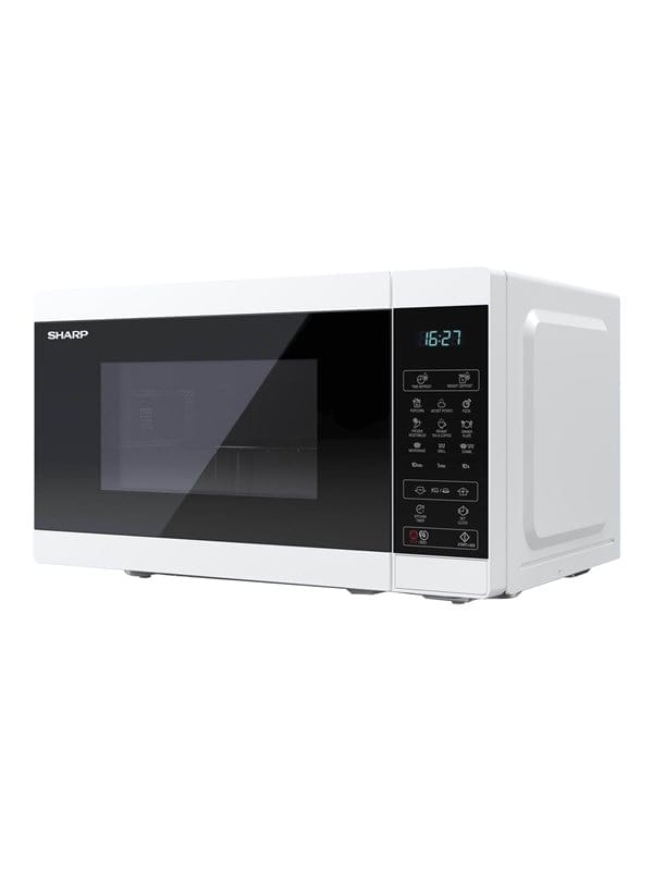 Sharp YC-MG02E-W - microwave oven with grill - freestanding - white