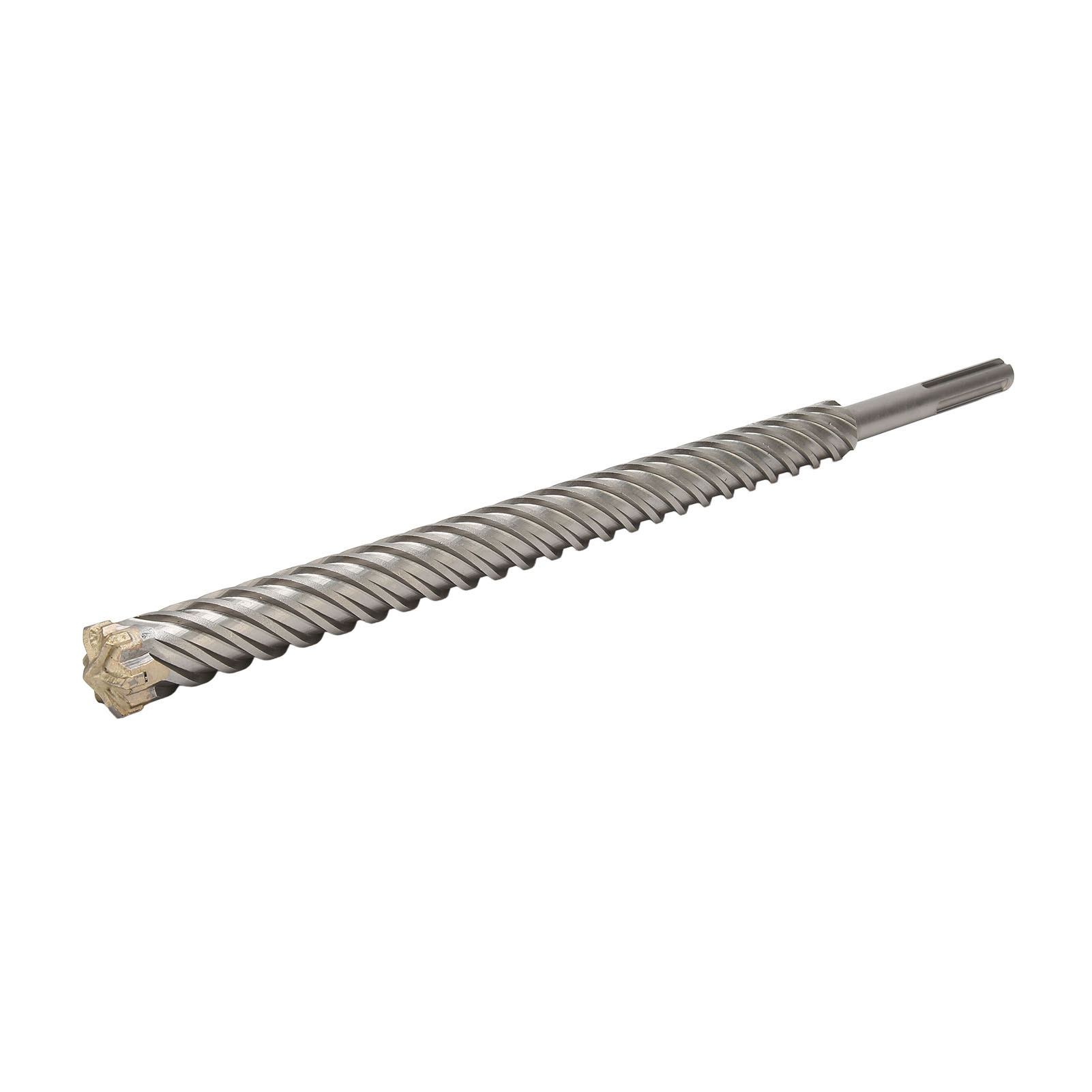 Schlagbohrer Für Bohrhammer 32 X 500 Mm, 6 Schneiden, Hartmetallspitze, Für Ziegel, Beton Und Stein.