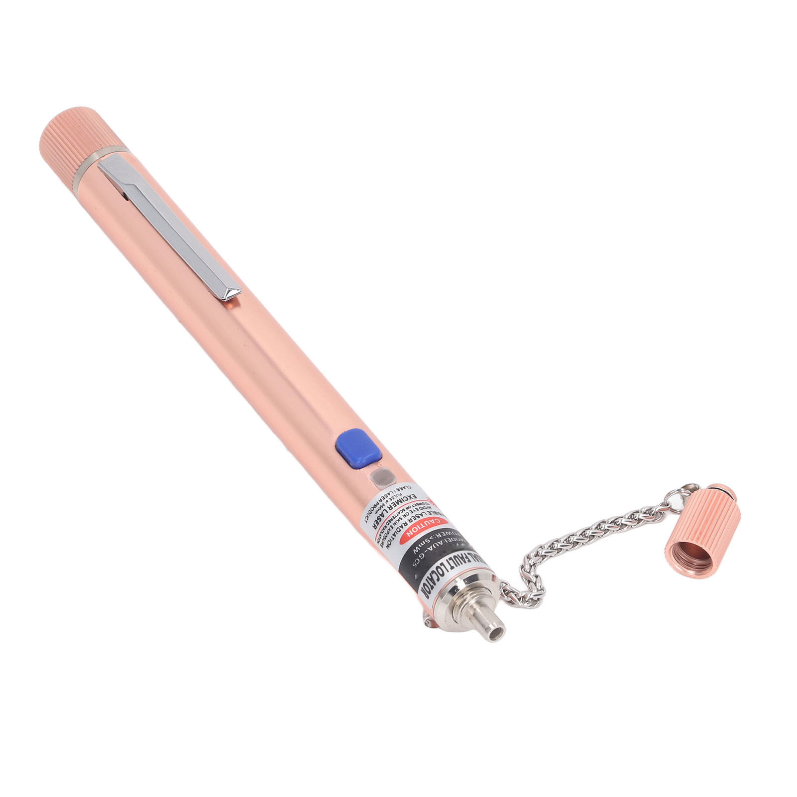 Visueller Glasfaser-fehlertester, 5 Km Reichweite, Berührungslos, Wiederaufladbar, Aluminiumlegierung, Vfl-glasfaser-teststift