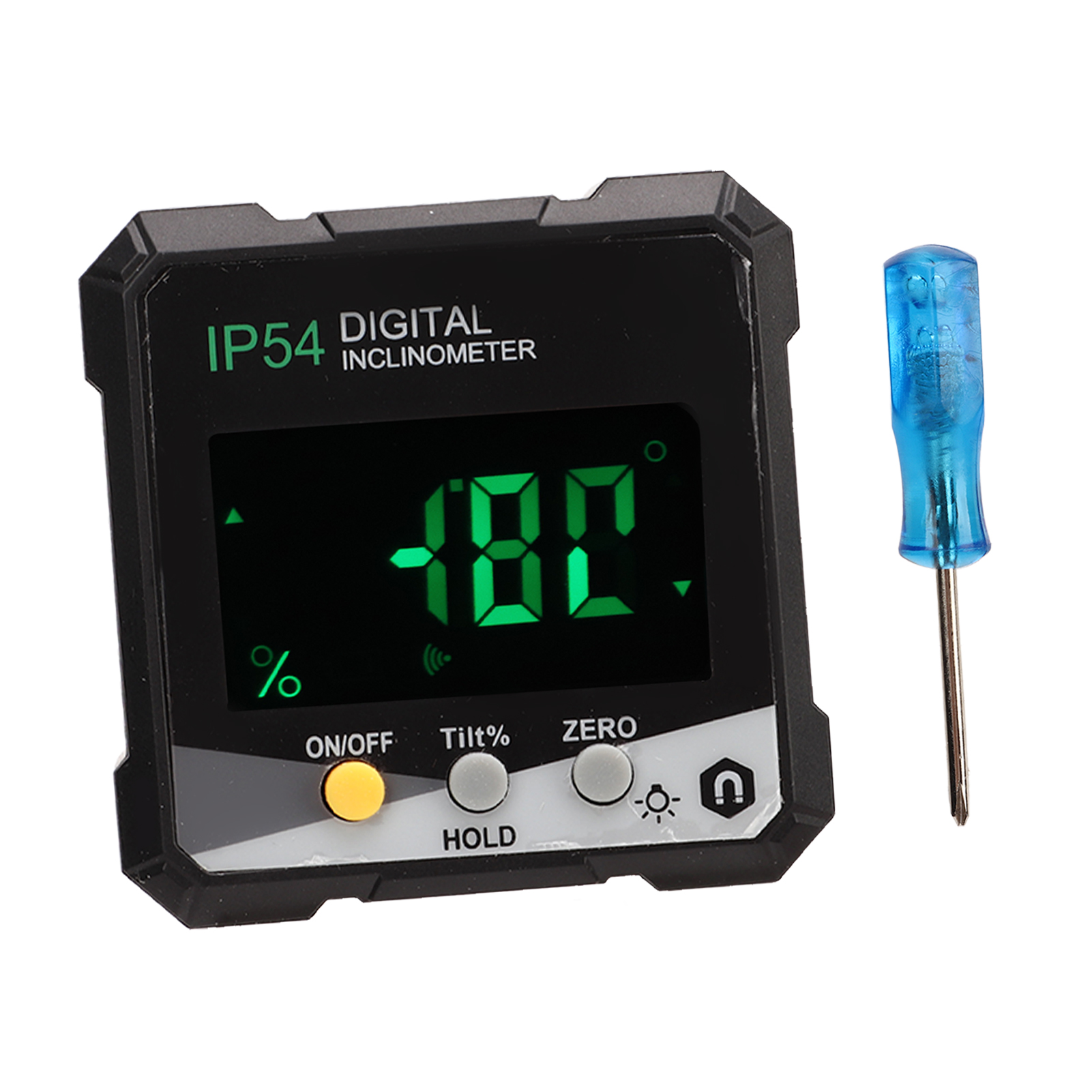 Digitaler Neigungsmesser Mit Lcd-bildschirm, Winkelmesser, Magnetischer Wasserwaage Und Winkelmessgerät