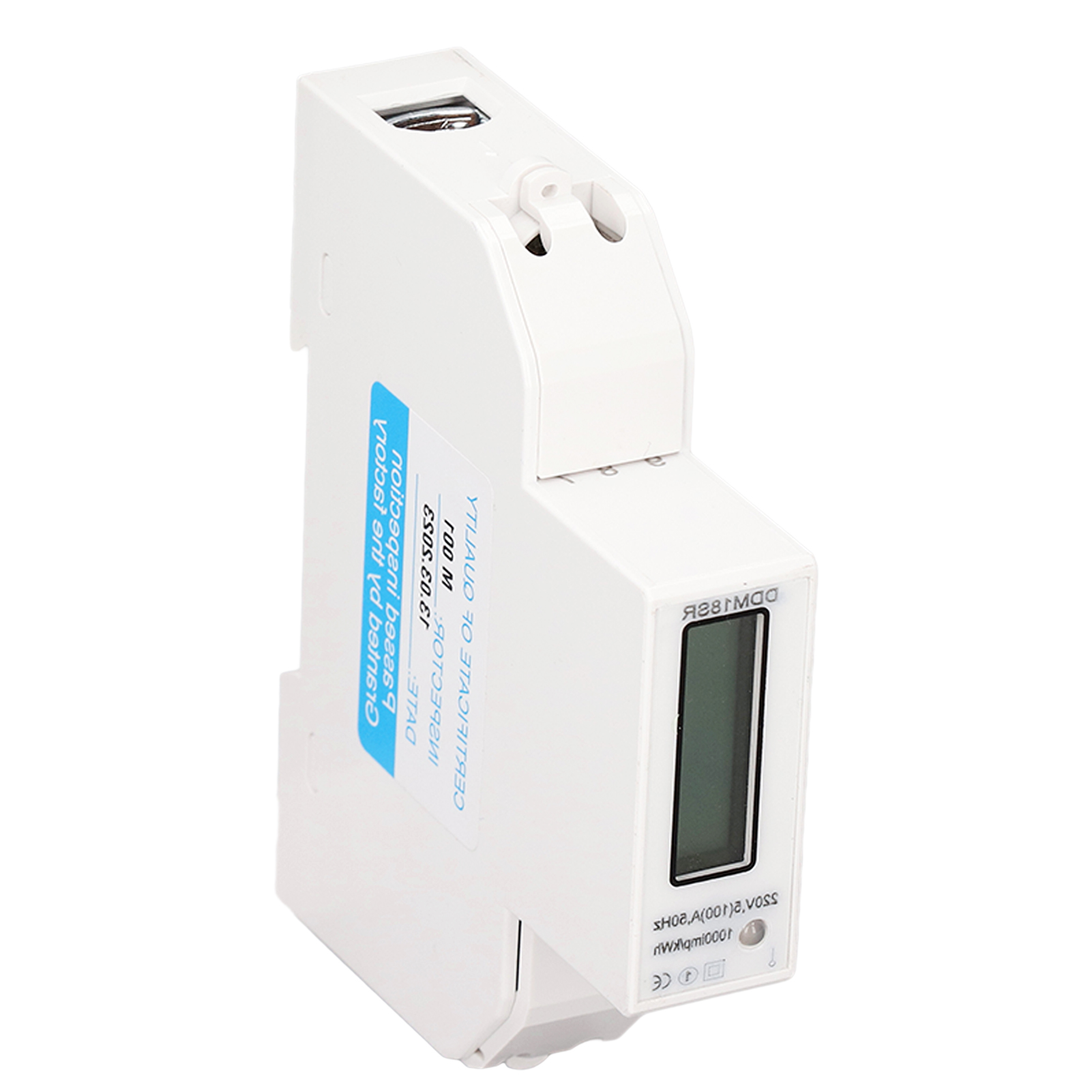 Einphasiger 220v Dc-stromzähler, Lcd-bildschirm, Ip51 Wasserdicht, Rs485-fernsteuerung, Stromverbrauchsüberwachung (5-100a).