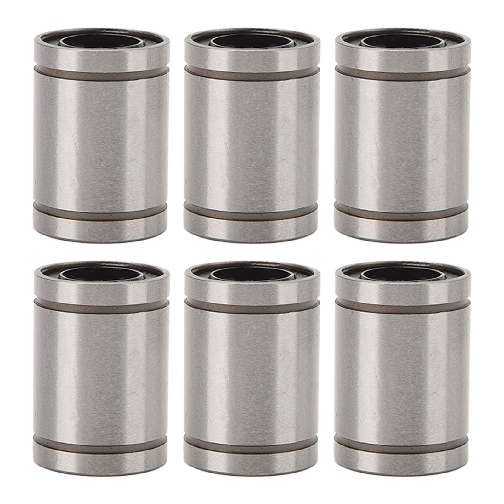 Packung Mit 10 Lm12uu Linearkugellagern, 12 Mm Innendurchmesser, 21 Mm Außendurchmesser, 30 Mm Länge, Aus Legiertem Stahl, Linearführungsbuchse Für Zylinder