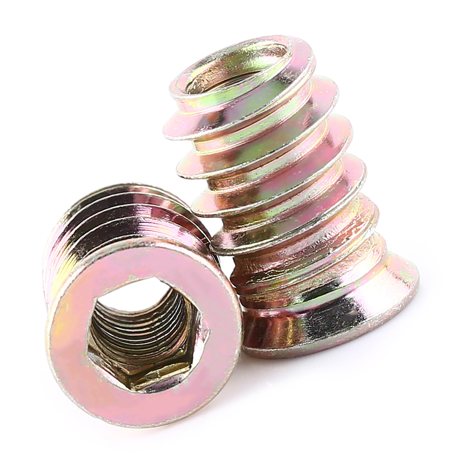 Gewindeeinsatz Für Holz, M6 X 17 Mm Innensechskantmutter, Für Möbel Und Montagearbeiten