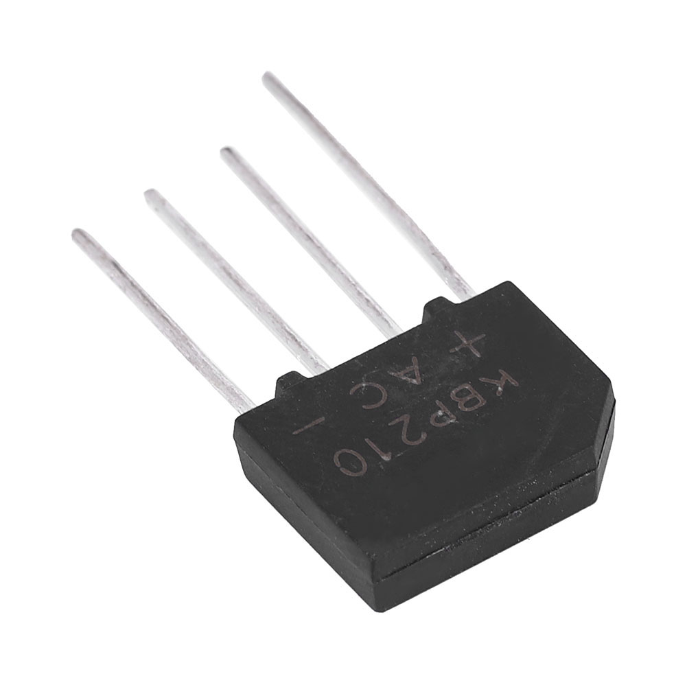 Kbp210 2a 1000v Gleichrichterbrücke, Flachdiodenbrücke Für Elektronische Schaltungen, 5er-packung