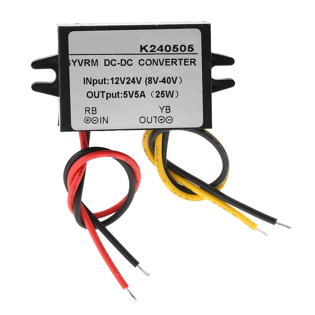 12v/24v Auf 5v 5a Dc-dc Abwärtswandler, Spannungsregler-netzteilmodul