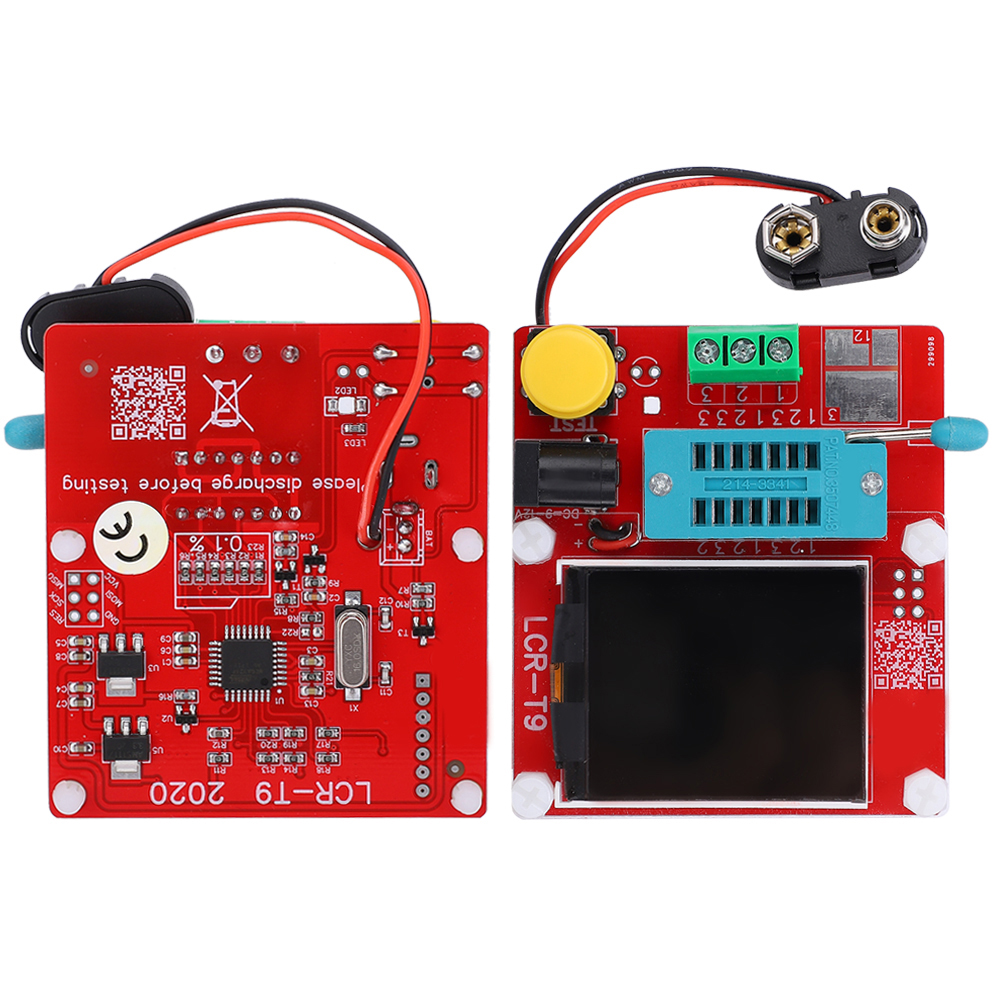 Lcr-t9 Multifunktions-transistortester, Tft-grafikdisplay, 9–12 V Dc-netzteil, Industrielle Elektronikbauteile, Präzises Diagnosegerät