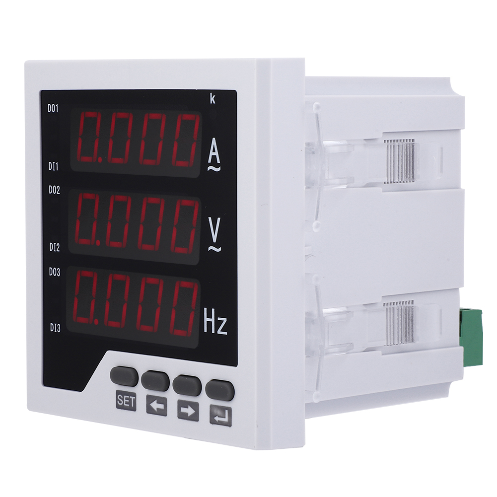 Kombinationsmessgerät Ddm-avf96 Für Einphasige 220-v-wechselstromspannung, -strom Und -frequenz