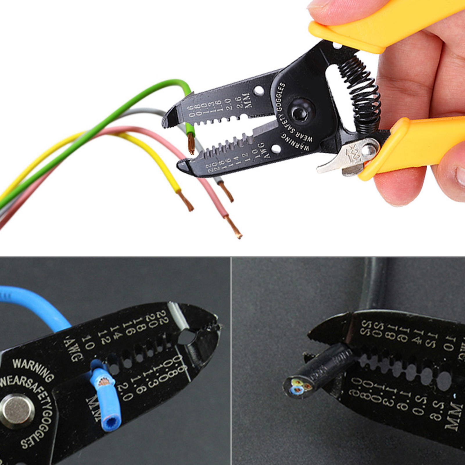 Stück Professioneller Abisolierer, Kabelschneider, Elektrikerwerkzeug, Drahtschneidezange