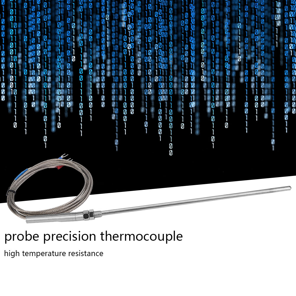 Thermoelement Typ K, M8-gewinde, 200 Mm Messdraht, Temperaturfühler 0-400°c (3 M)