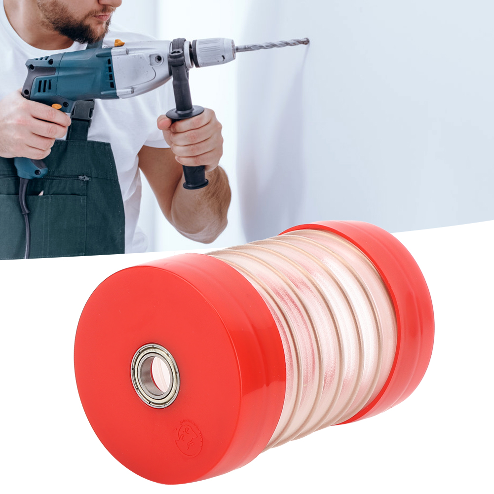 Fcm110 Elektrobohrmaschine, Robuste Staubschutzhaube Für Schlagbohrmaschinen, Staubschutz, Bohrzubehör, Roter Vierkantgriff, Wasserdicht Und Langlebig