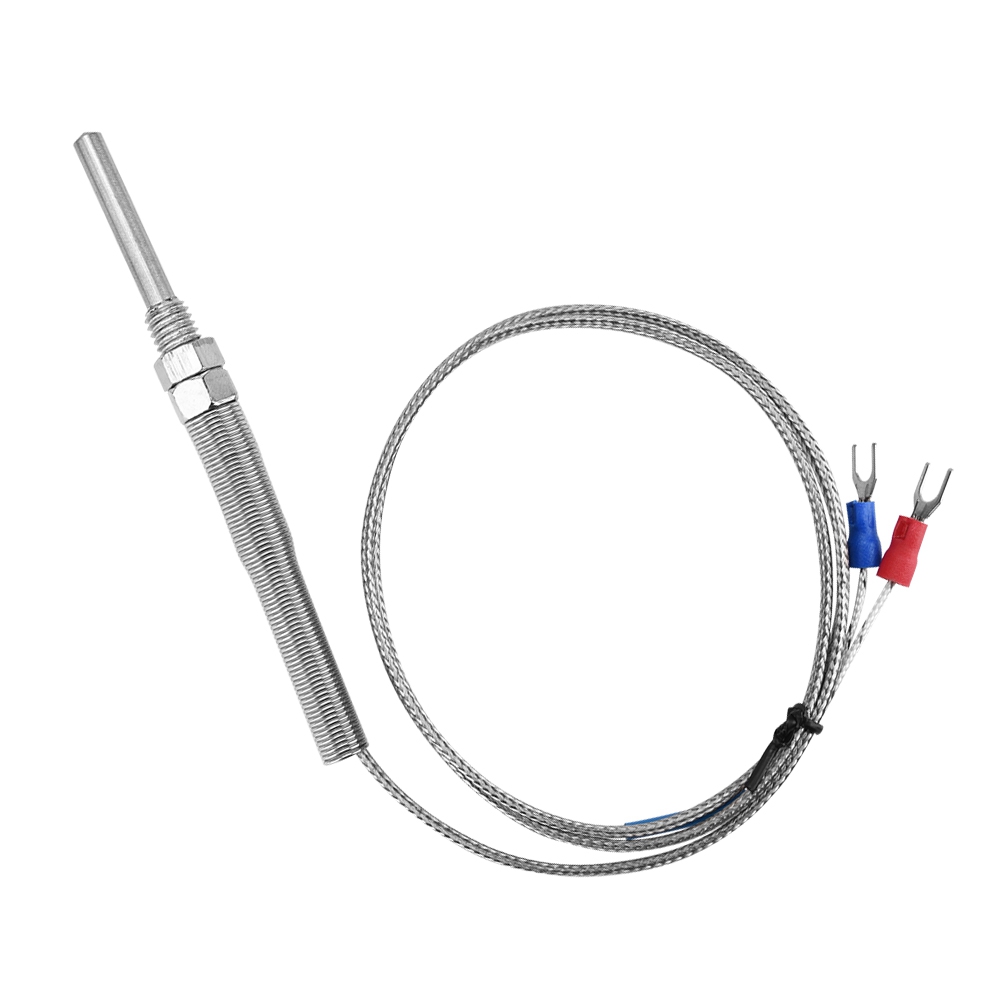 Temperaturfühler Typ K Mit Thermoelement, M8-gewinde, 30 Mm Sonde, 1 M Kabel, Messbereich 0–400 °c
