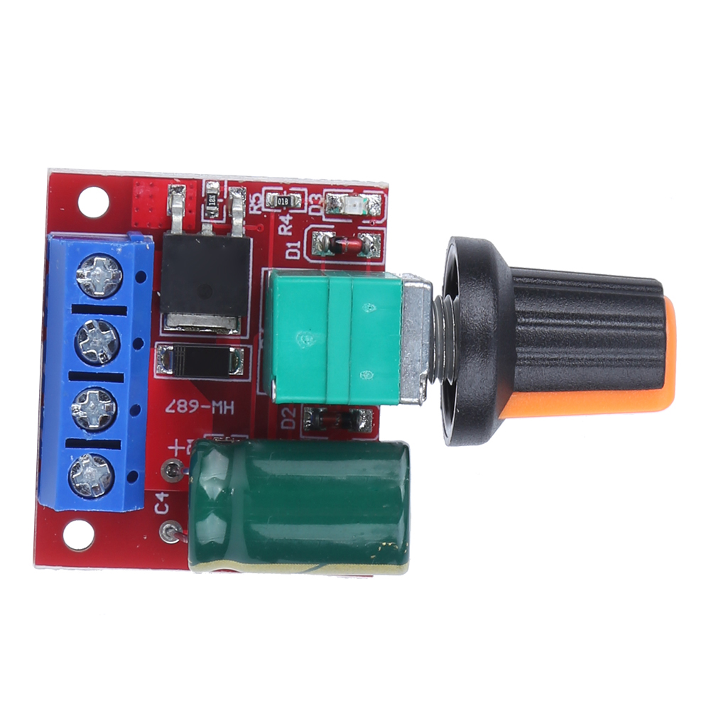 Mini-gleichstrom-drehzahlregler 4,5 V–28 V Pwm, 5-a-regler, Led-leistungsreglermodul (2 Stück)