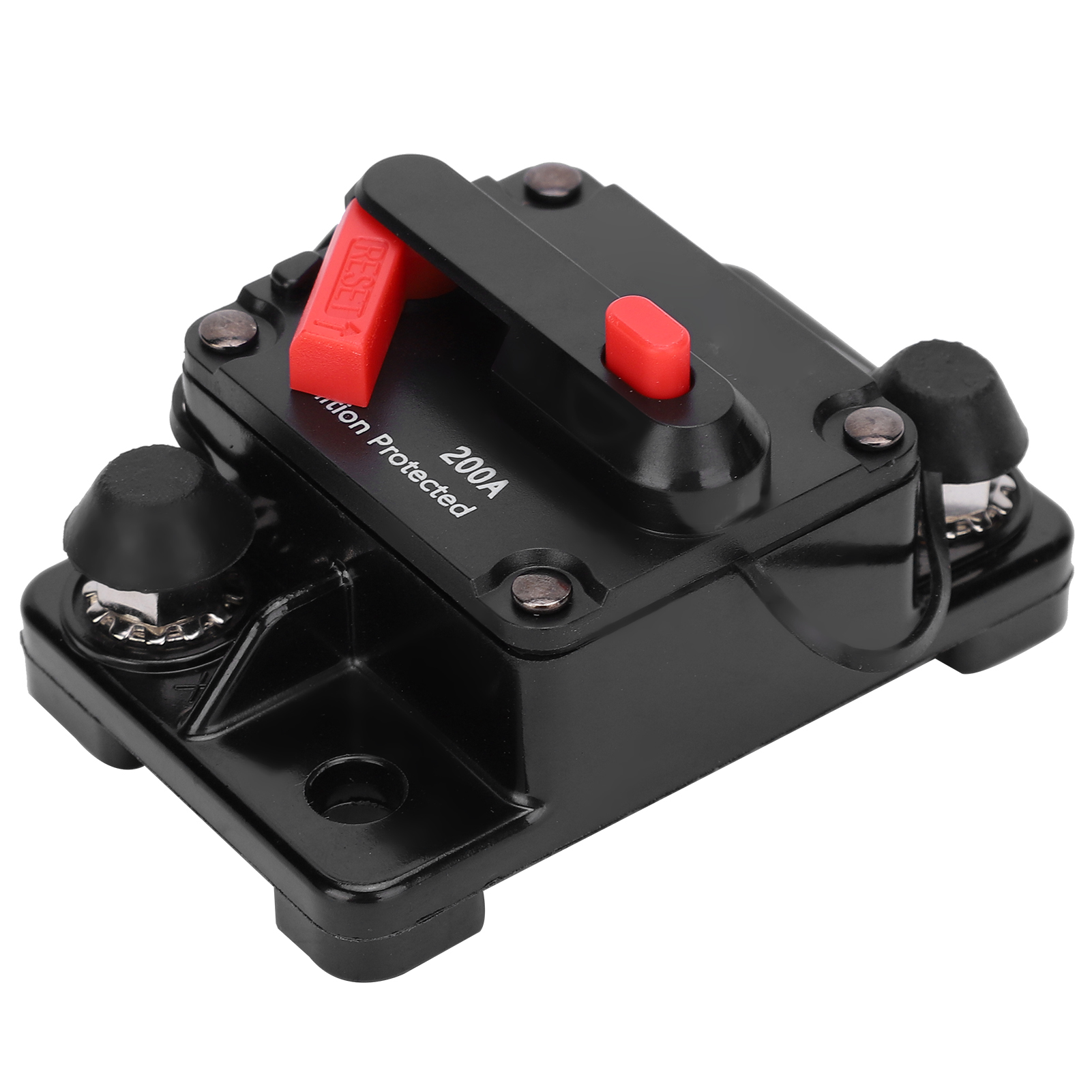 Automatischer 200-a-gleichstrom-leistungsschalter (12–42 V), Wasserdichte, Rückstellbare Kupfersicherung, Roter Schutzschalter Für Batterie Und Fahrzeug