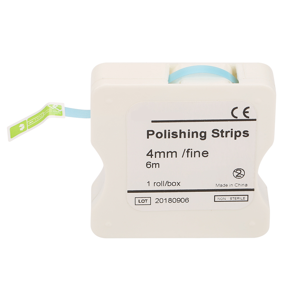 4-mm-set Mit Zahnärztlichen Polierstreifen, Interdentalfeilen Aus Kunststoff Und Schleifwerkzeugen (blau)