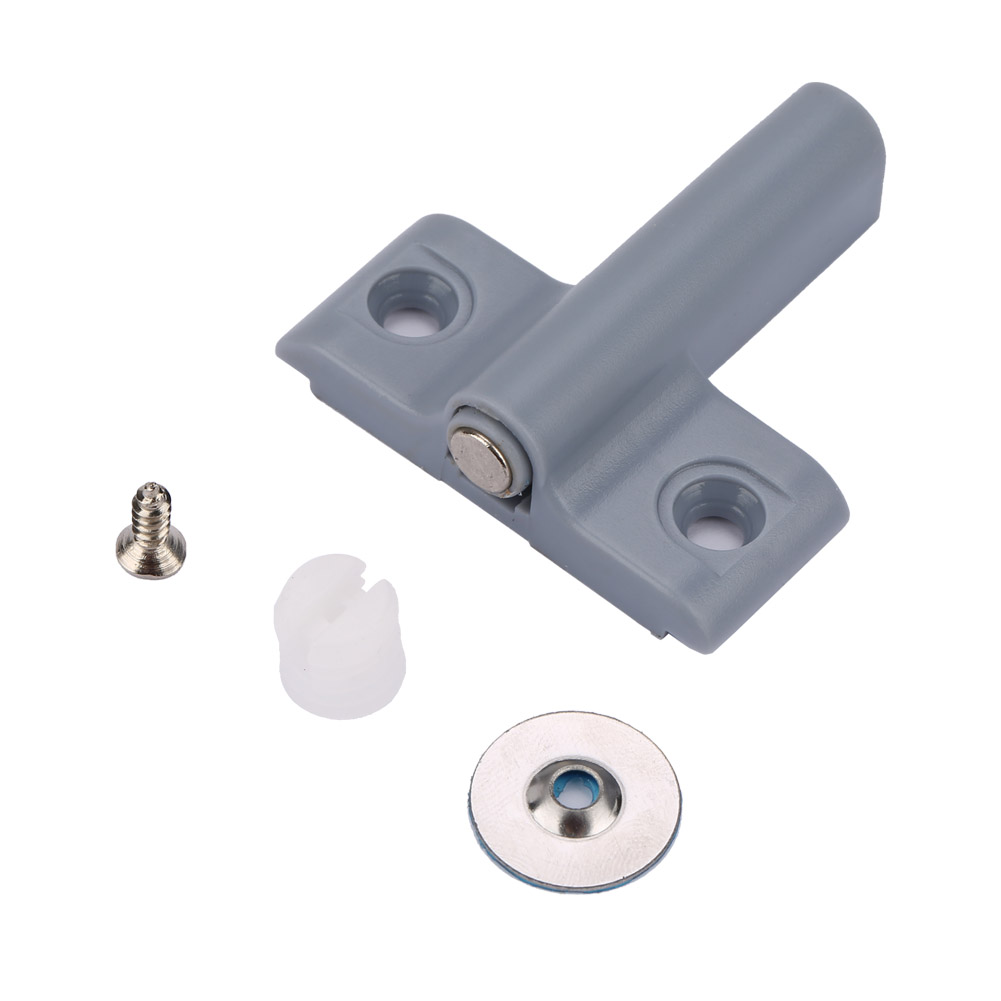 Set Mit 10 Schranktürmagneten Mit Dämpfer, Kostenlosem Griff, Schubladenrückholmechanismus Und Stopper (klein)