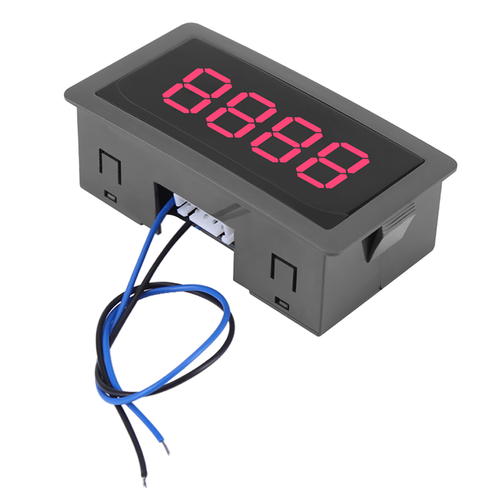 4-stelliger Dc-led-digitalzähler, 0–9999, Rote Digitalanzeige, Auf-/abwärtszählung, Plus/minus, Messfeld