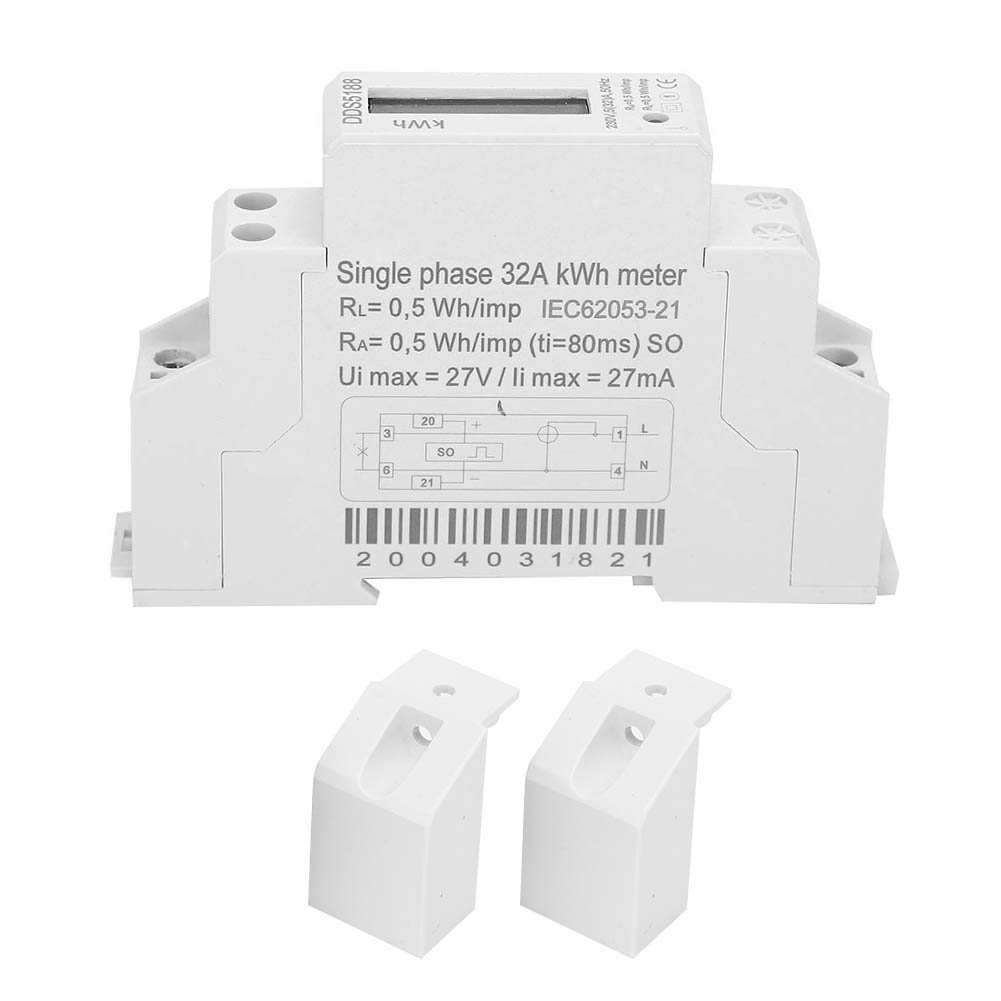 Einphasen-smart-stromzähler Mini-wattmeter Lcd-display Dds5188 230v Genauigkeitsanzeige