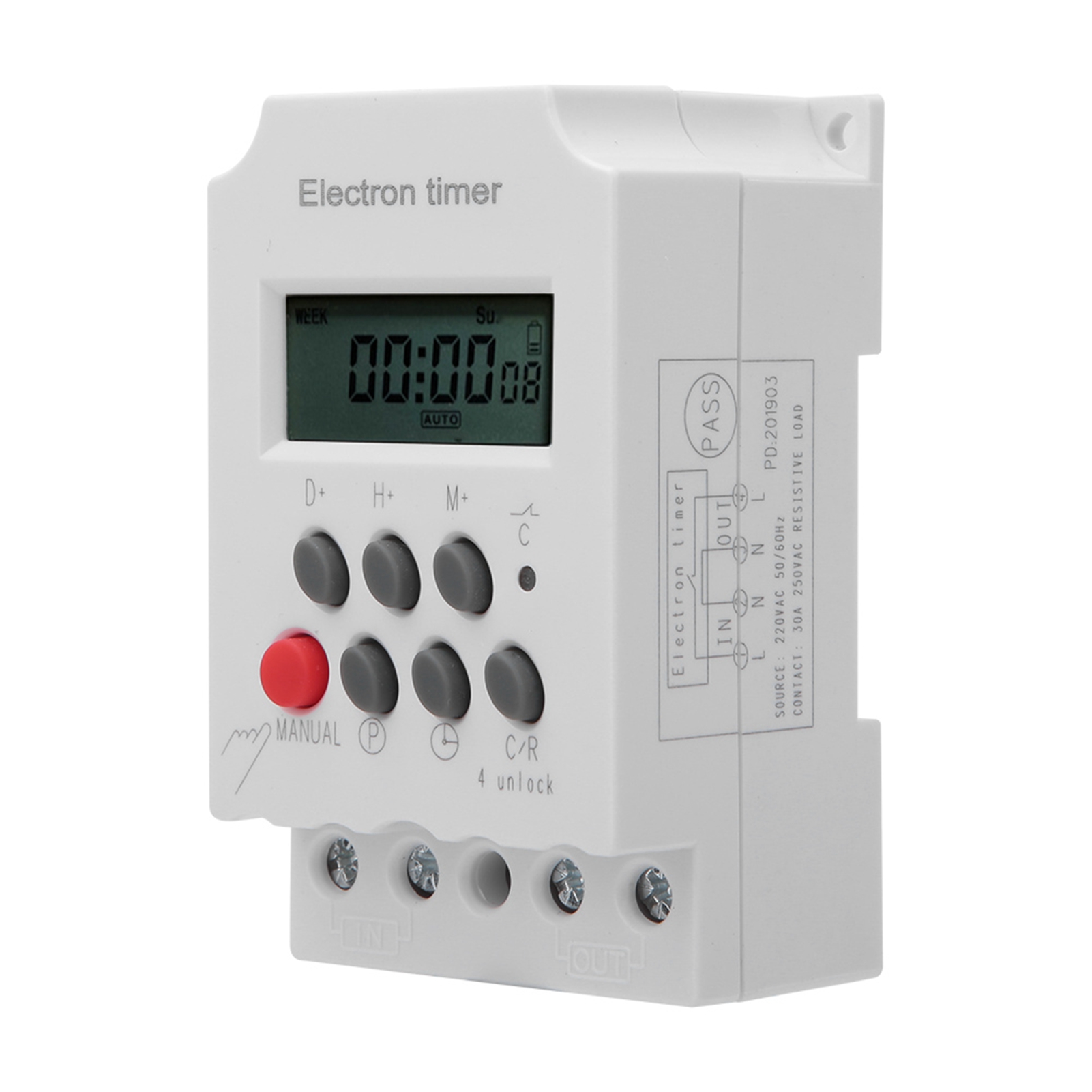 Kg316t-ii 220v Ac 30a Mikroprozessor-elektronik-zeitschaltuhr