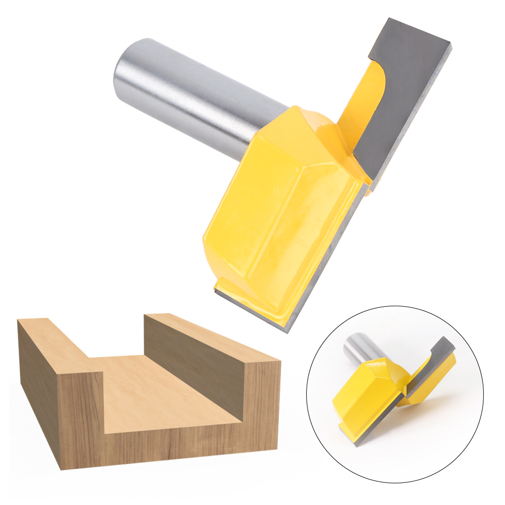 Flächenfräser Für Oberfräse, Bodenreinigungsmesser, Holz, 12 X 57 Mm, Flachfräswerkzeug.