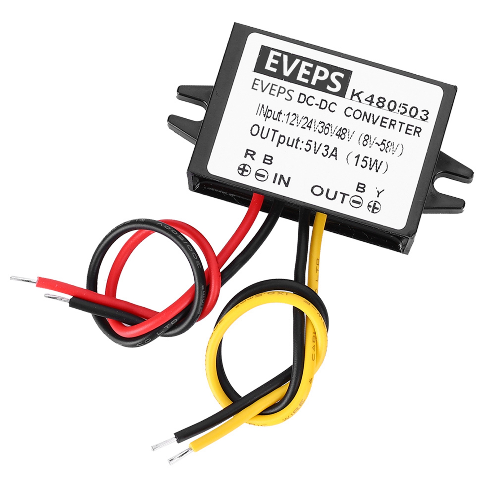 Dc/dc-abwärtswandler 12 V, 24 V, 36 V, 48 V Auf 5 V, 3 A, Abwärts-netzteilmodul, Spannungsregler