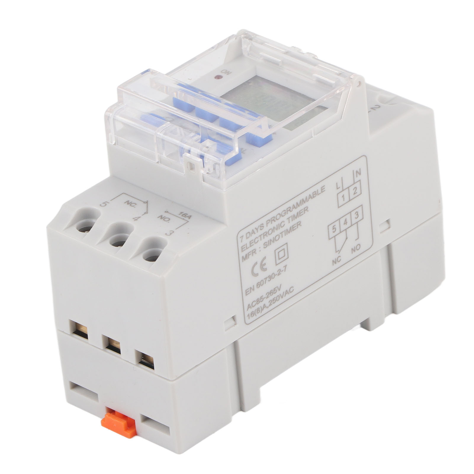 12/24-stunden-wochenzeitschaltuhr, 85–265 V Ac, 16 A, Programmierbares Lcd-zeitverzögerungsrelais, Ein/aus