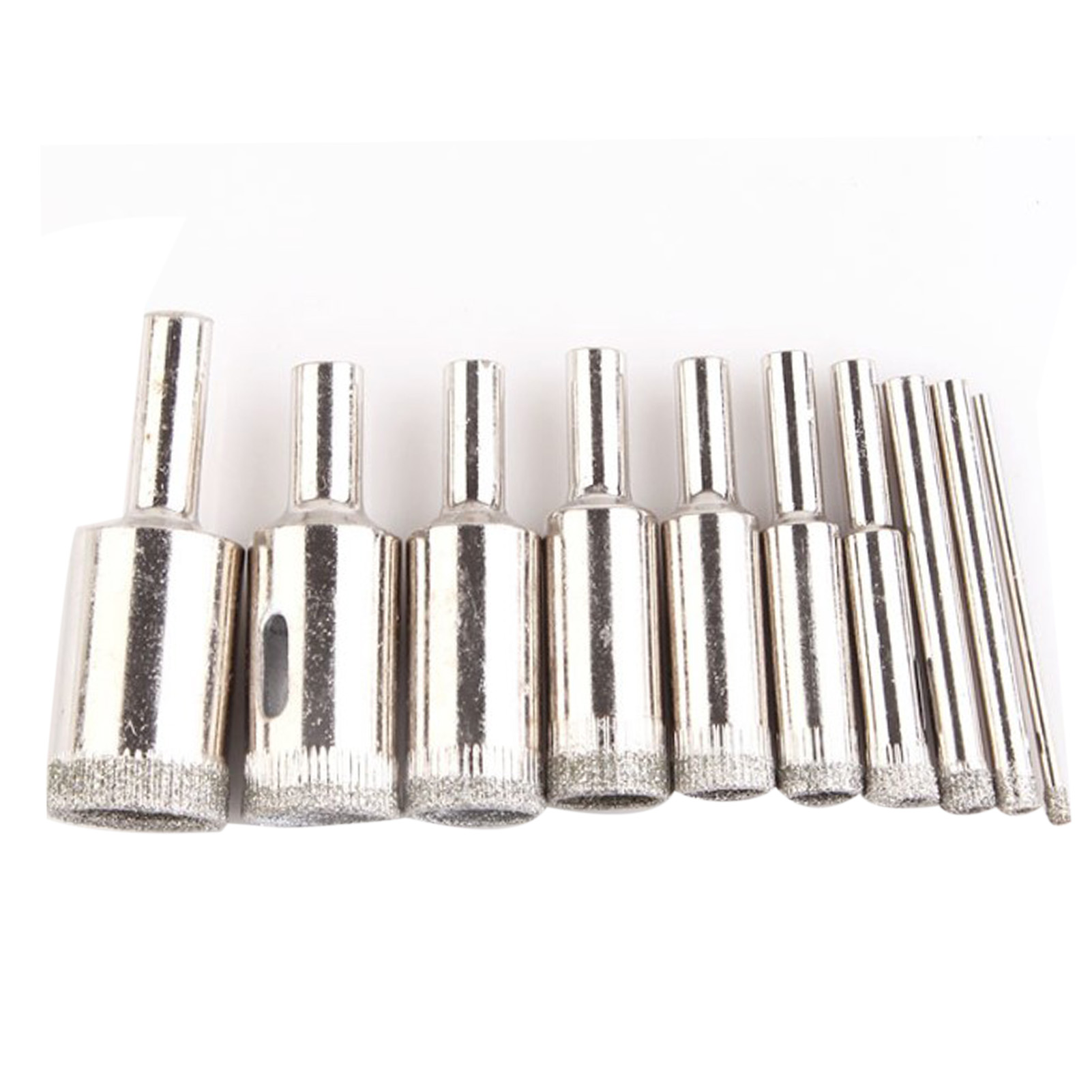 Set Mit 15 Diamantbohrern Für Marmor, Stein, Glas Und Keramik, Edelstahl-lochöffner, Fliesenlochsäge