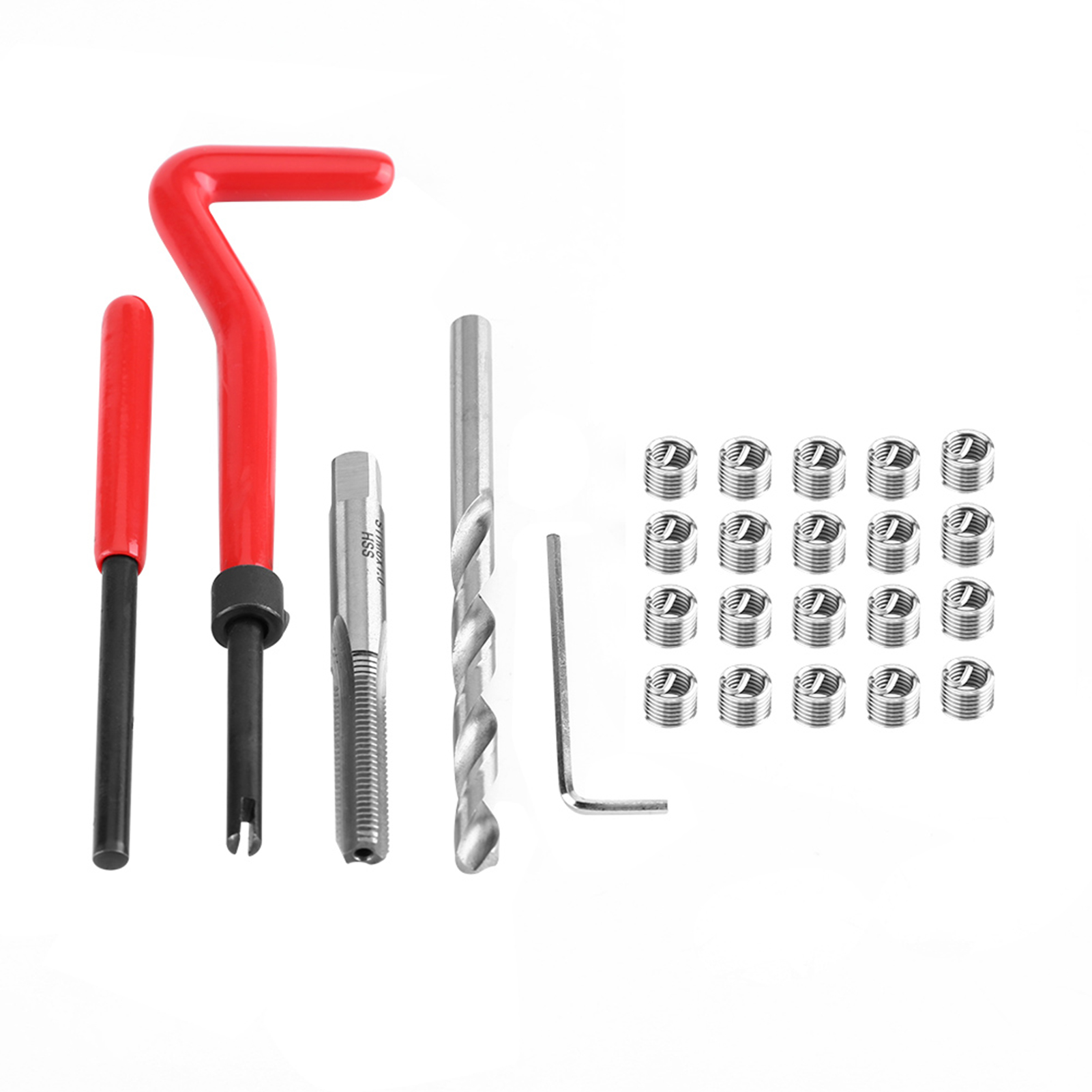 25-teiliges Gewindereparaturset M6 X 1,0 X 8,0 Mm, Kompatibles Handwerkzeug Für Die Kfz-reparatur