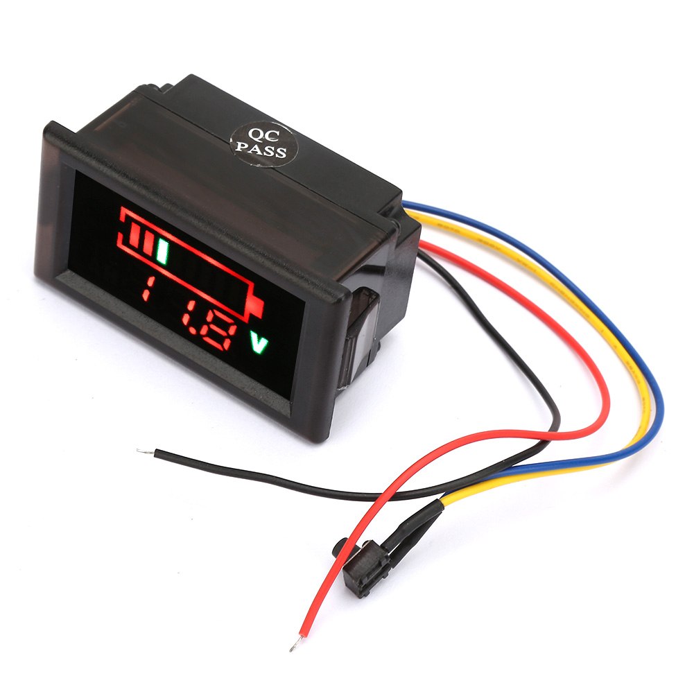 Wasserdichtes Digitales Kfz-batterie-voltmeter 12v/24v Mit Digitalanzeige Yb28ve W