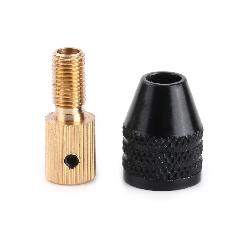 Elektrisches Bohrfutter Aus Messing- Und Aluminiumlegierung, Spannbereich 0,3–3,4 Mm, Bohrwerkzeug, Komplettes Set