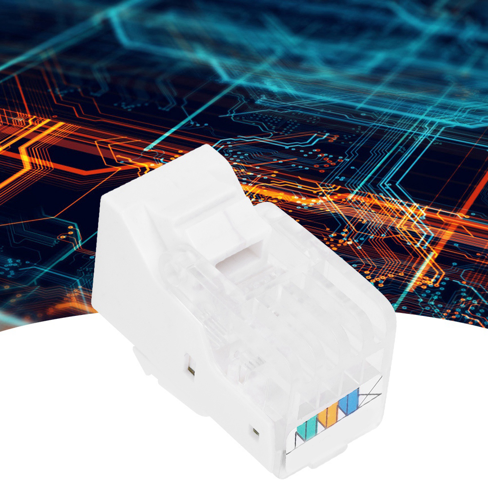 Packung Mit 5 Rj11 Cat3 4-draht-modulen Für Festnetztelefone, Elektronische Bauteile Für Kommunikationsleitungen